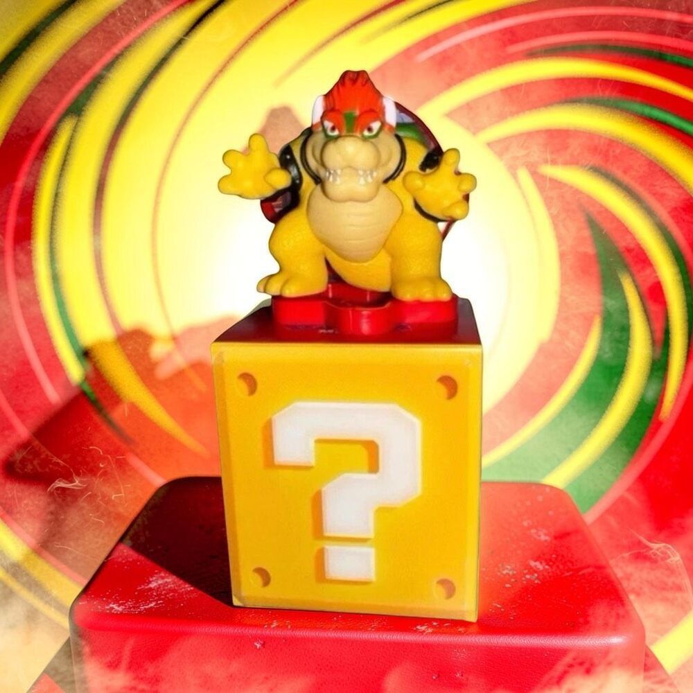 2026 McDONALD Super Mario Galaxy Happy Meal Toy #12 Bowser Backpack Clip A55